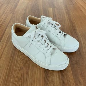 GREATS white leather sneakers